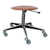 Mid-century German industrial swivel office stool by Schmitz, 1960s