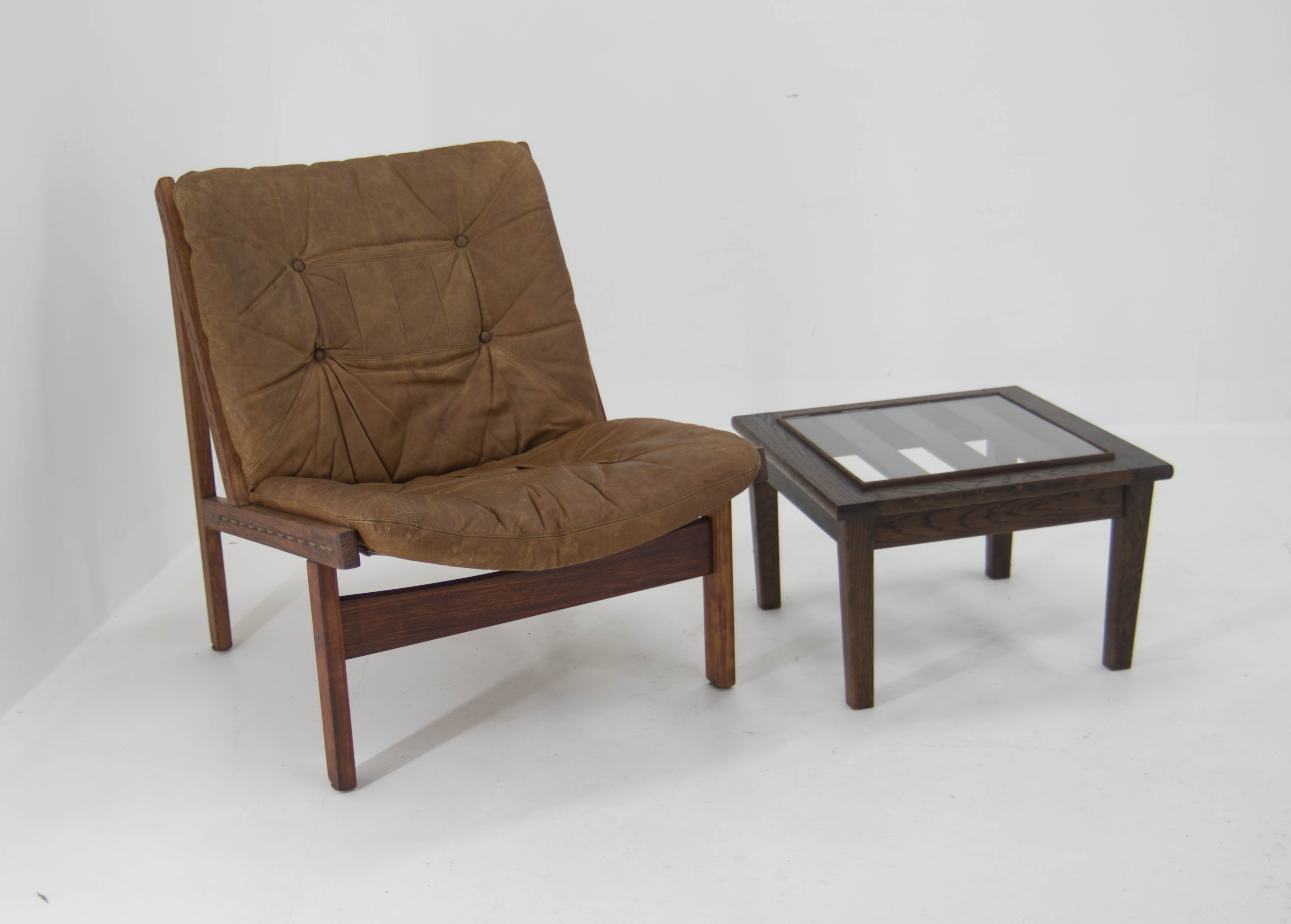 Rare Functionalist Side Table by Antonin Heythum, 1930s