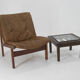 Rare Functionalist Side Table by Antonin Heythum, 1930s