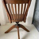 "American" oak office chair