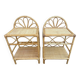 Rattan bedside table from the 70s Italy