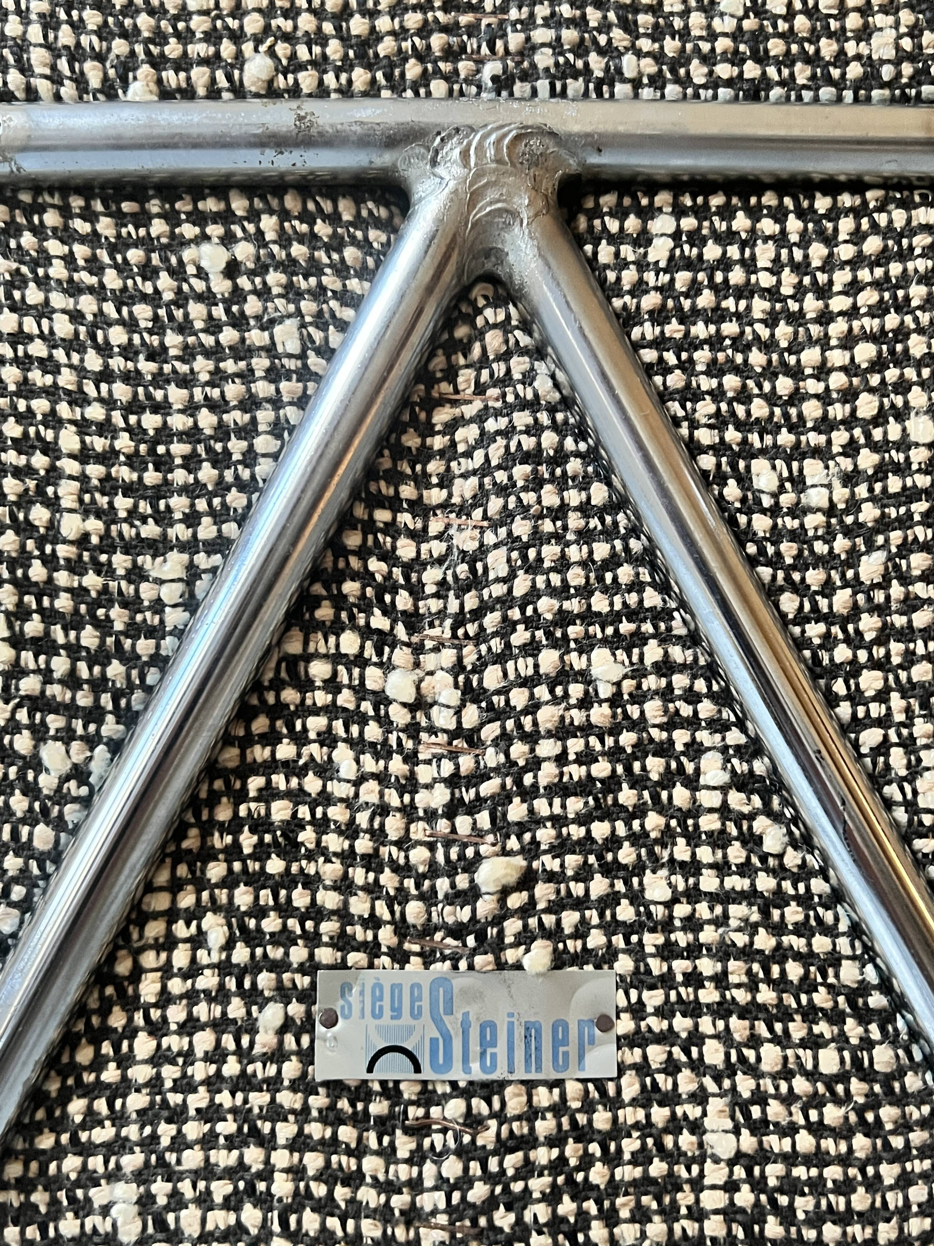 Tonneau chair model Amsterdam by Pierre Guariche for Steiner, 1950.