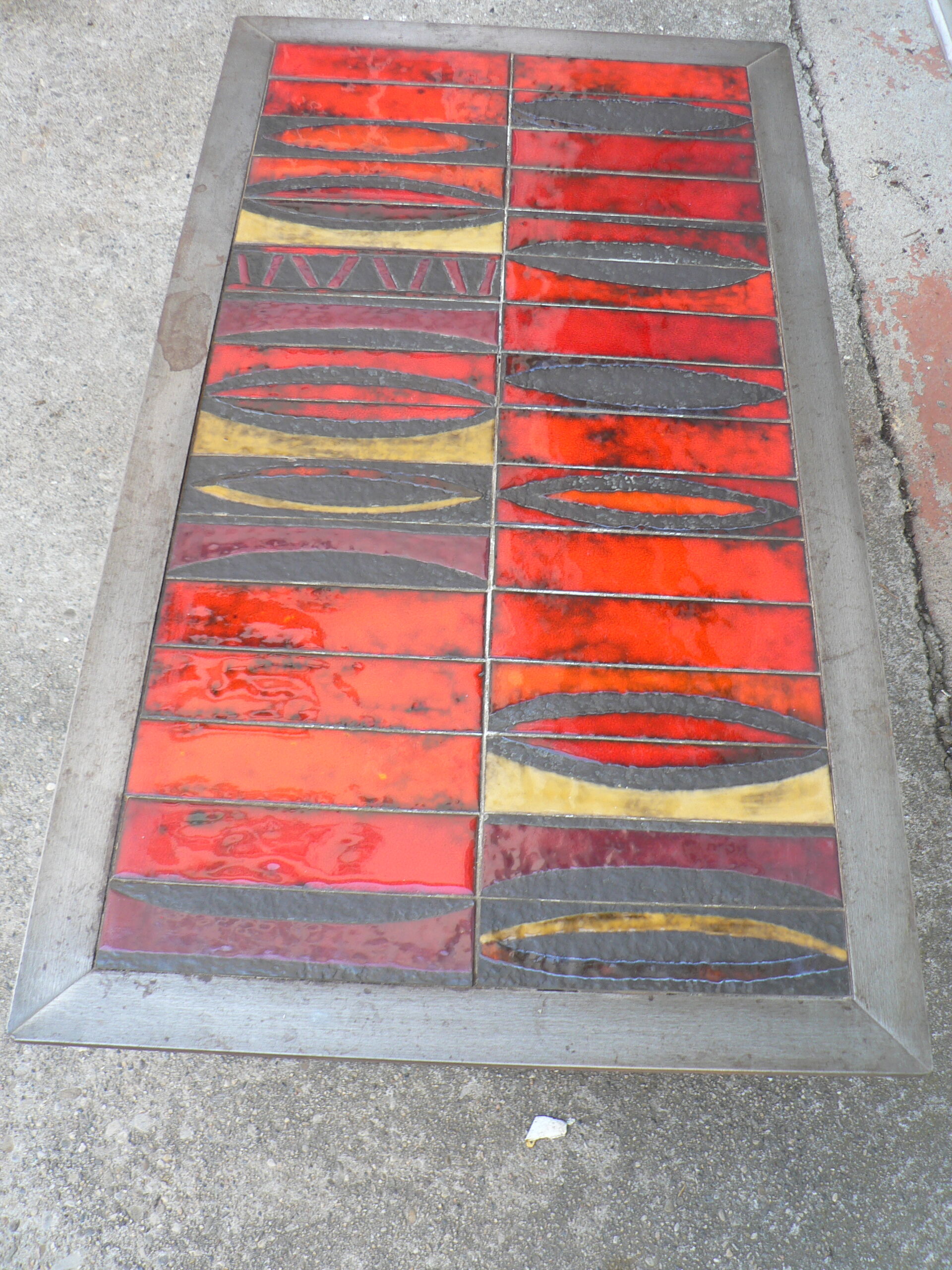 1960 ceramic coffee table