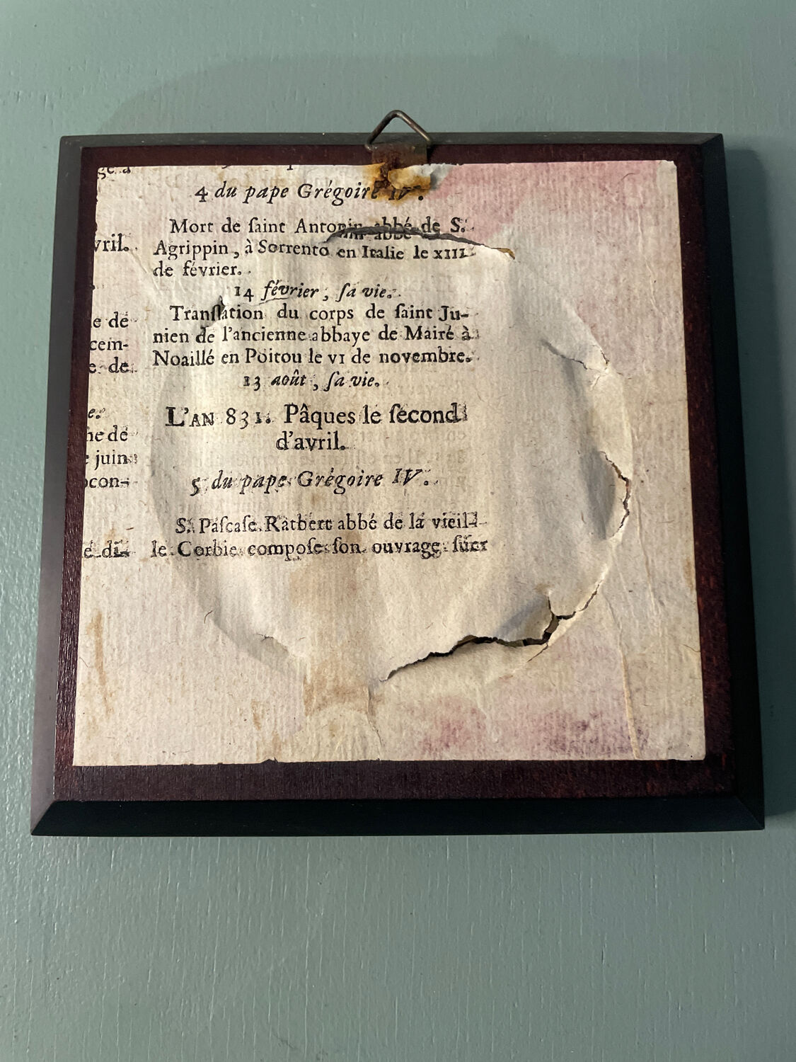 Framed portrait of a woman.