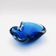 Vide-Poche Murano Sommerso Dégradé Bleu Polylobé 12cm 512g Design
