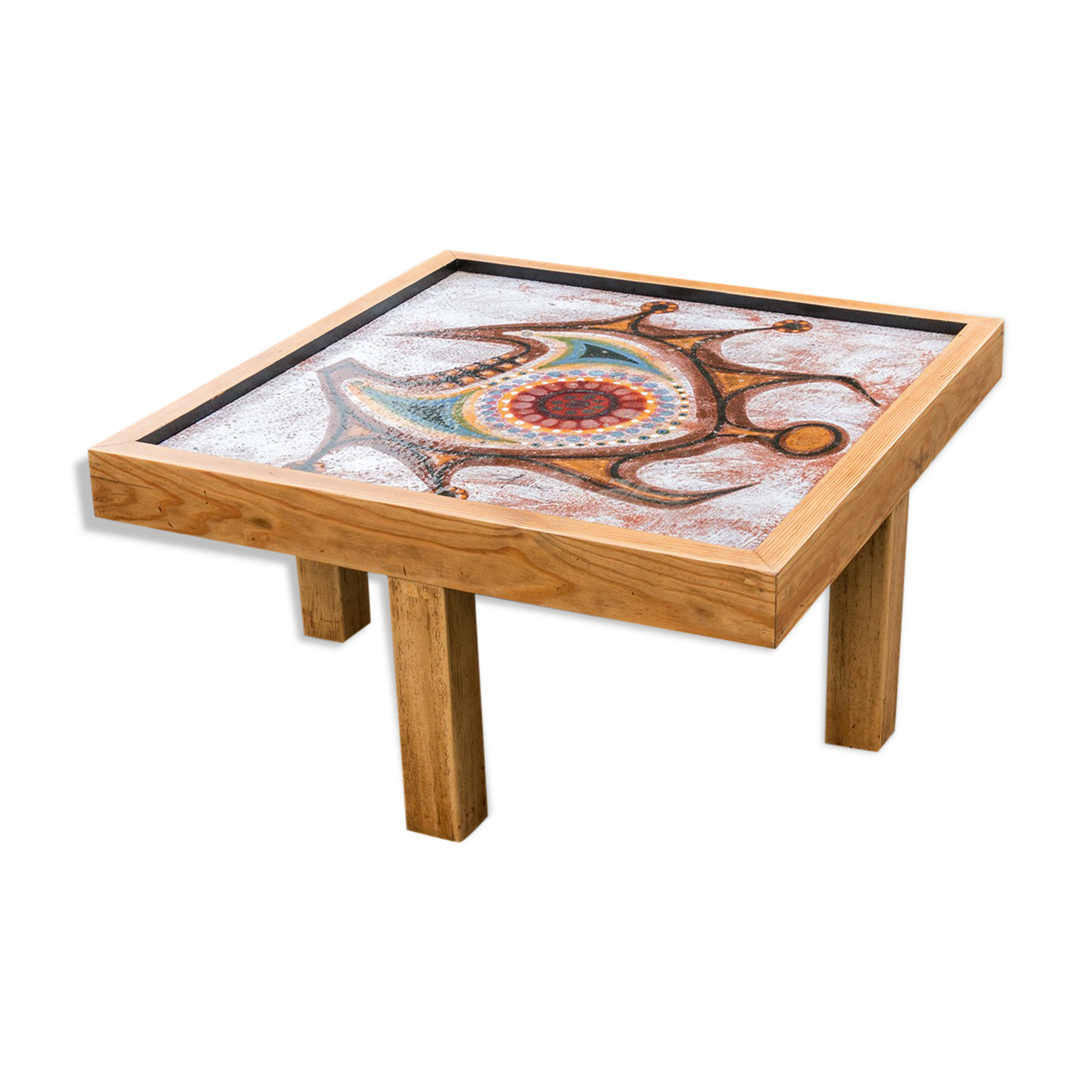 Coffee table of Jacques Poussine of Sant Vicens workshops