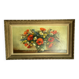 Grande tableau bouquet de fleurs
