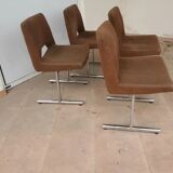 Set of 4 design chairs years 70 Georges Frydman vintage