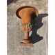 Pair of 19th-century cast iron Medici vases