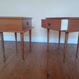 Pair of 60s bedside tables