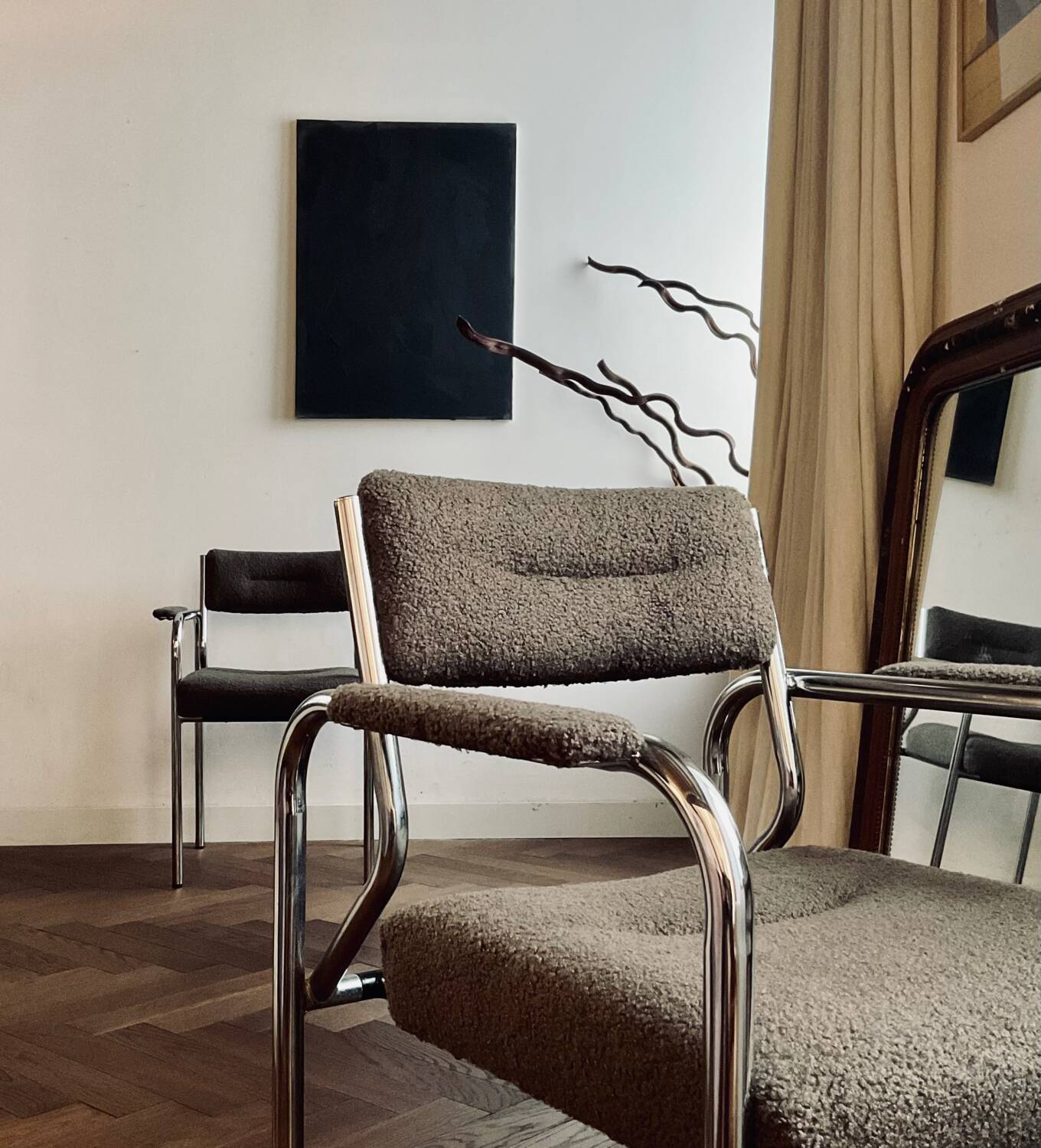 Pair of vintage 70s chairs