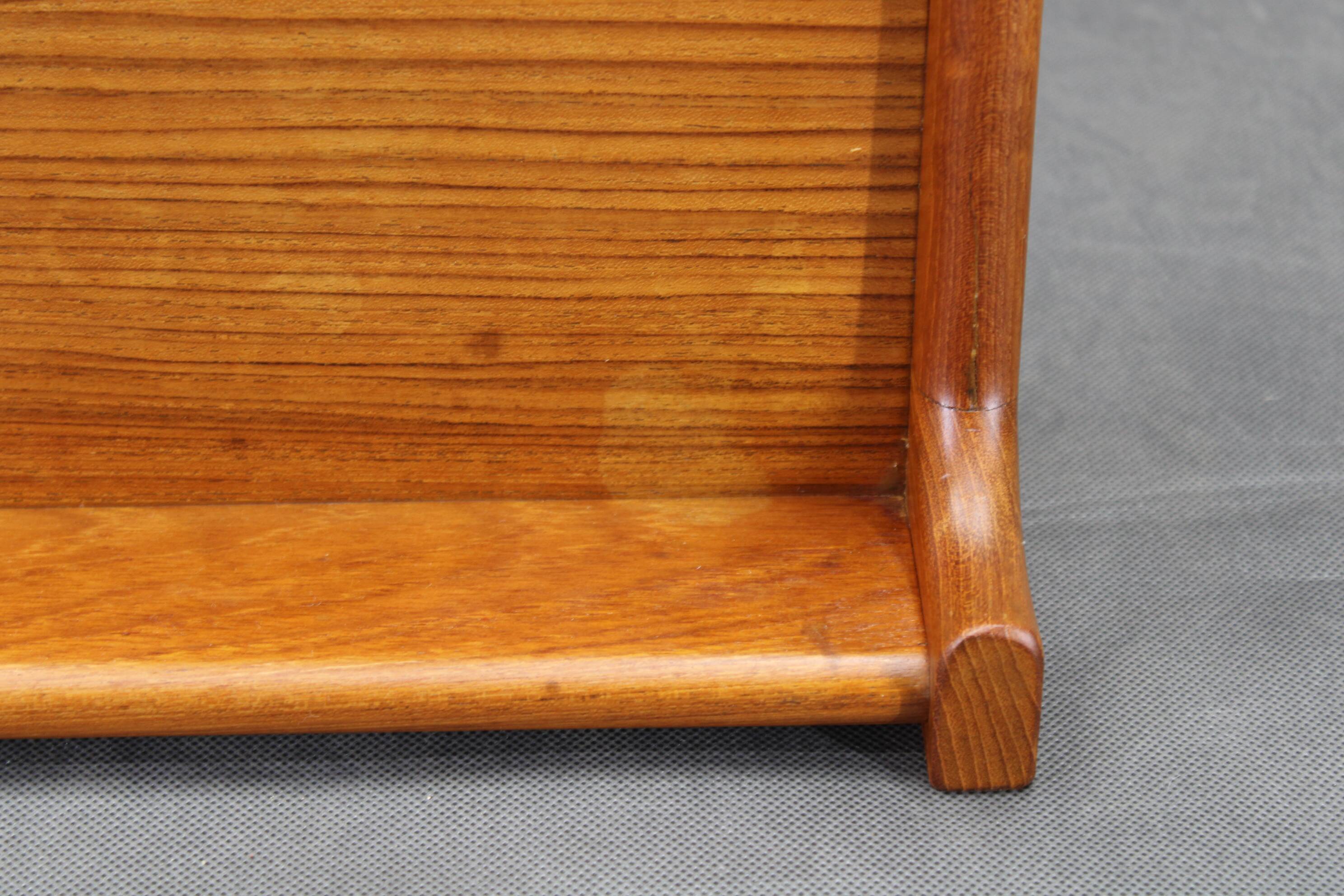 1950s pair of rare Borge Mogensen teak floating night stands by Dyrlund Denmark