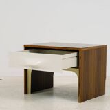 DF 2000 Bedside Table with Drawer by Raymond Loewy 1970's