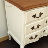 Creme white chest of drawers