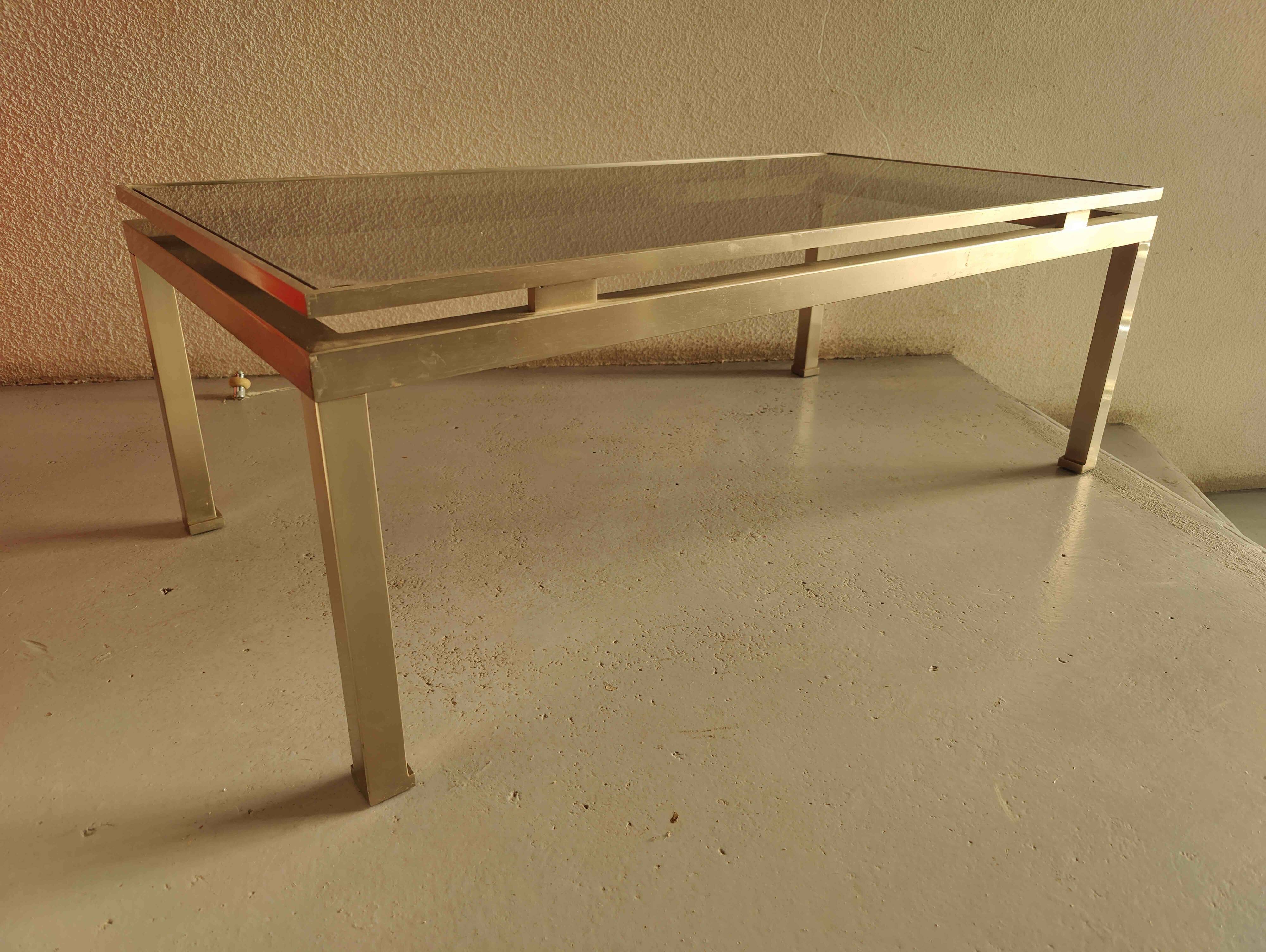 1970s coffee table attributed to designer Guy Lefèvre for Maison Jansen.