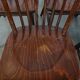 Set of 6 Vintage Wooden Windsor Spindle Chairs