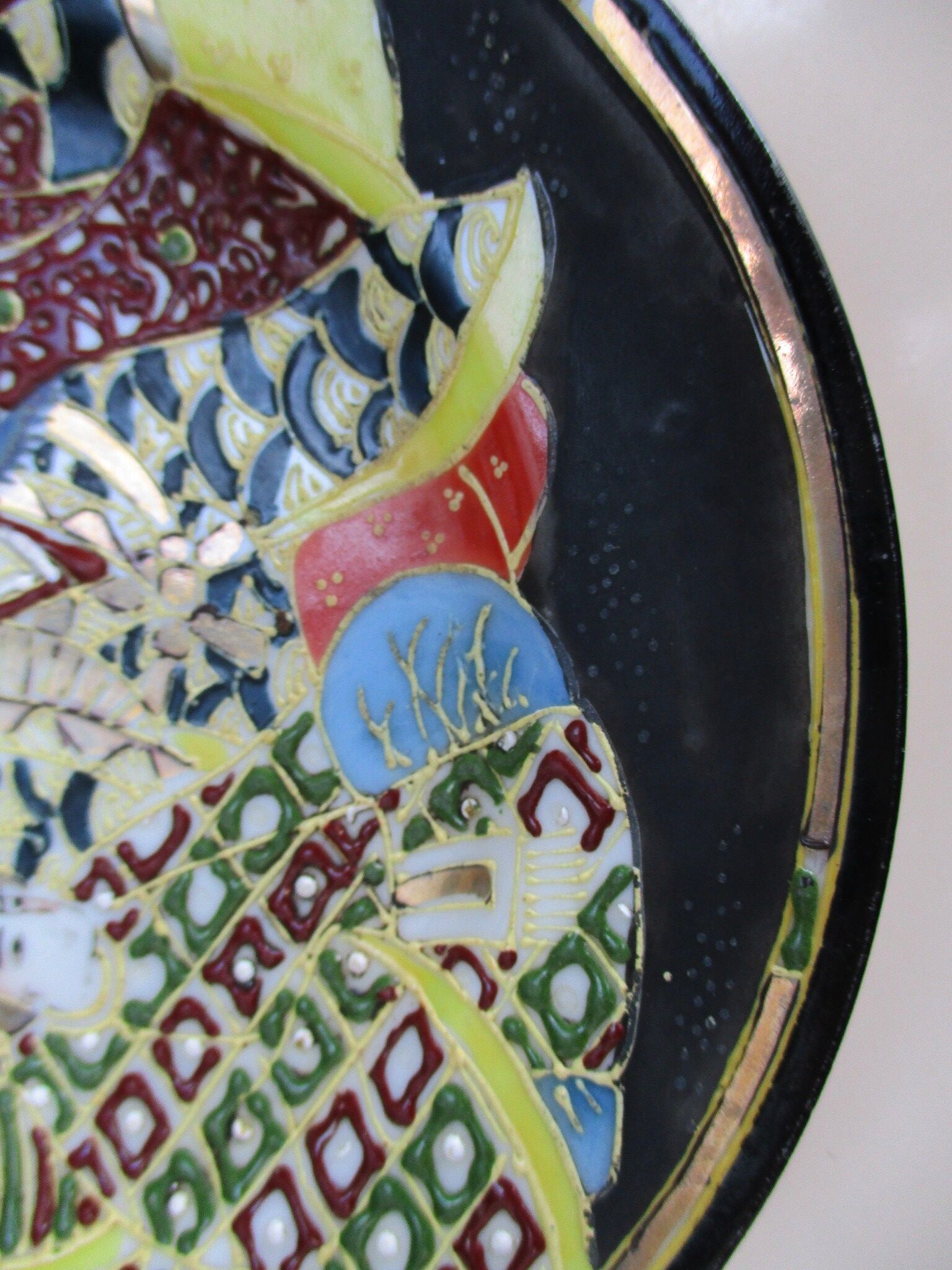 Assiettes porcelaine du japon satsuma