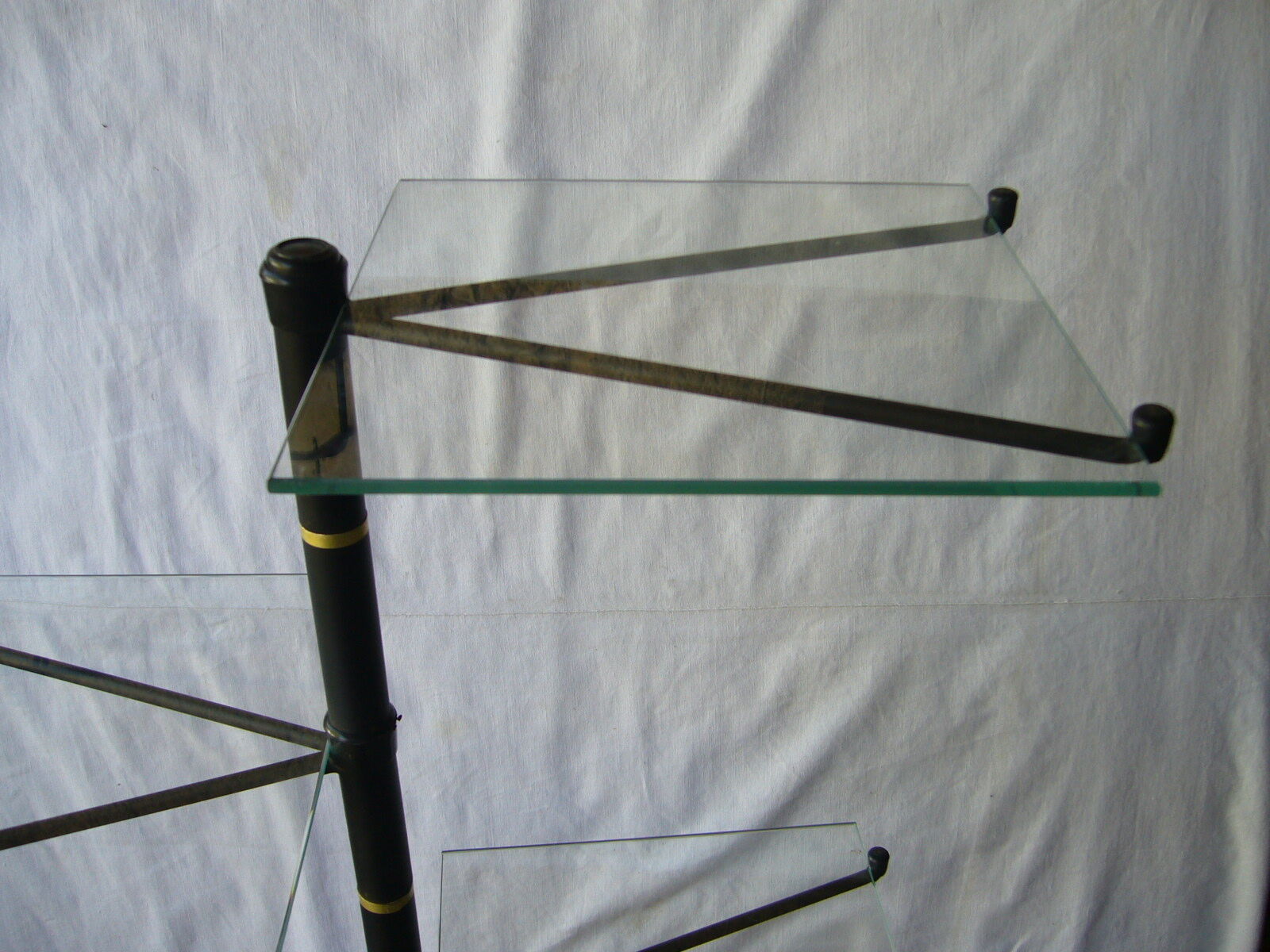 Metal and glass display