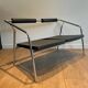 Sofa Design 'System', Chrome & Black Rubber, France, circa 1970