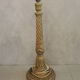 Old carved wooden lamp foot