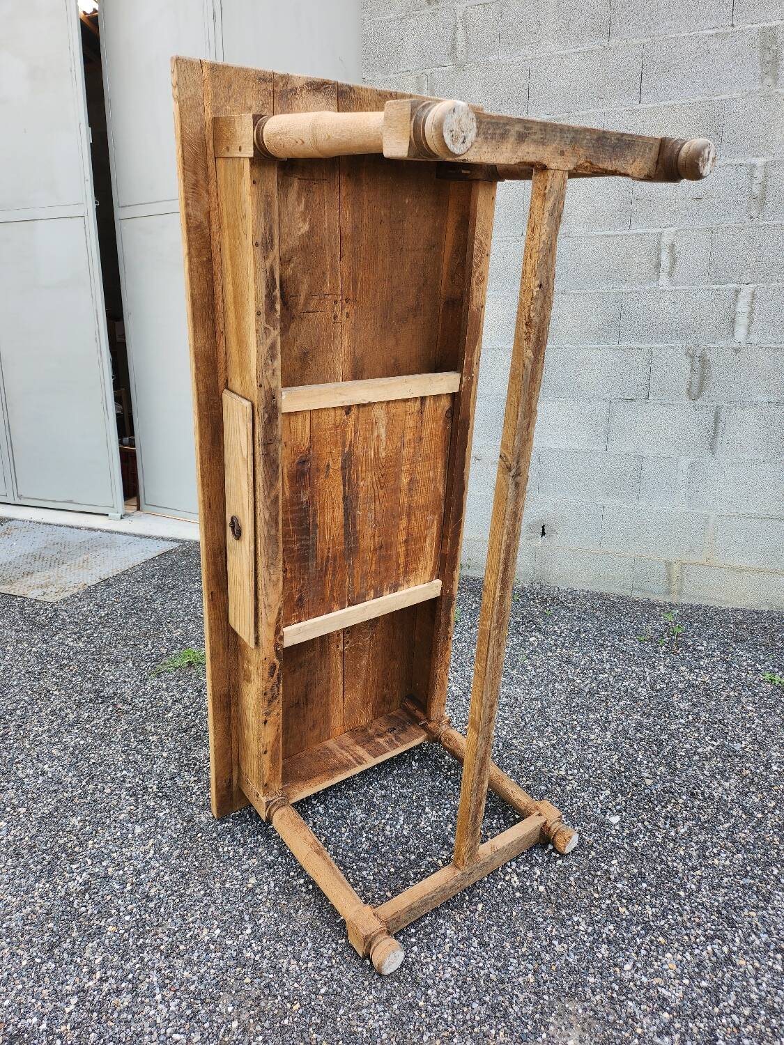 19th century farmhouse table in raw oak