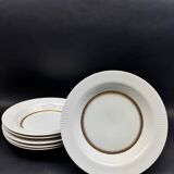 Rosenthal Tapio Wirkkala 6 soup plates Ondulation Studio-Line 1970-1980