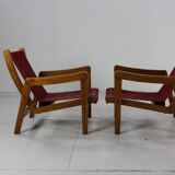 Set of two dutch design unique pair of armchairs by Hein Stolle