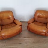 Pair of armchairs, Italy, 70