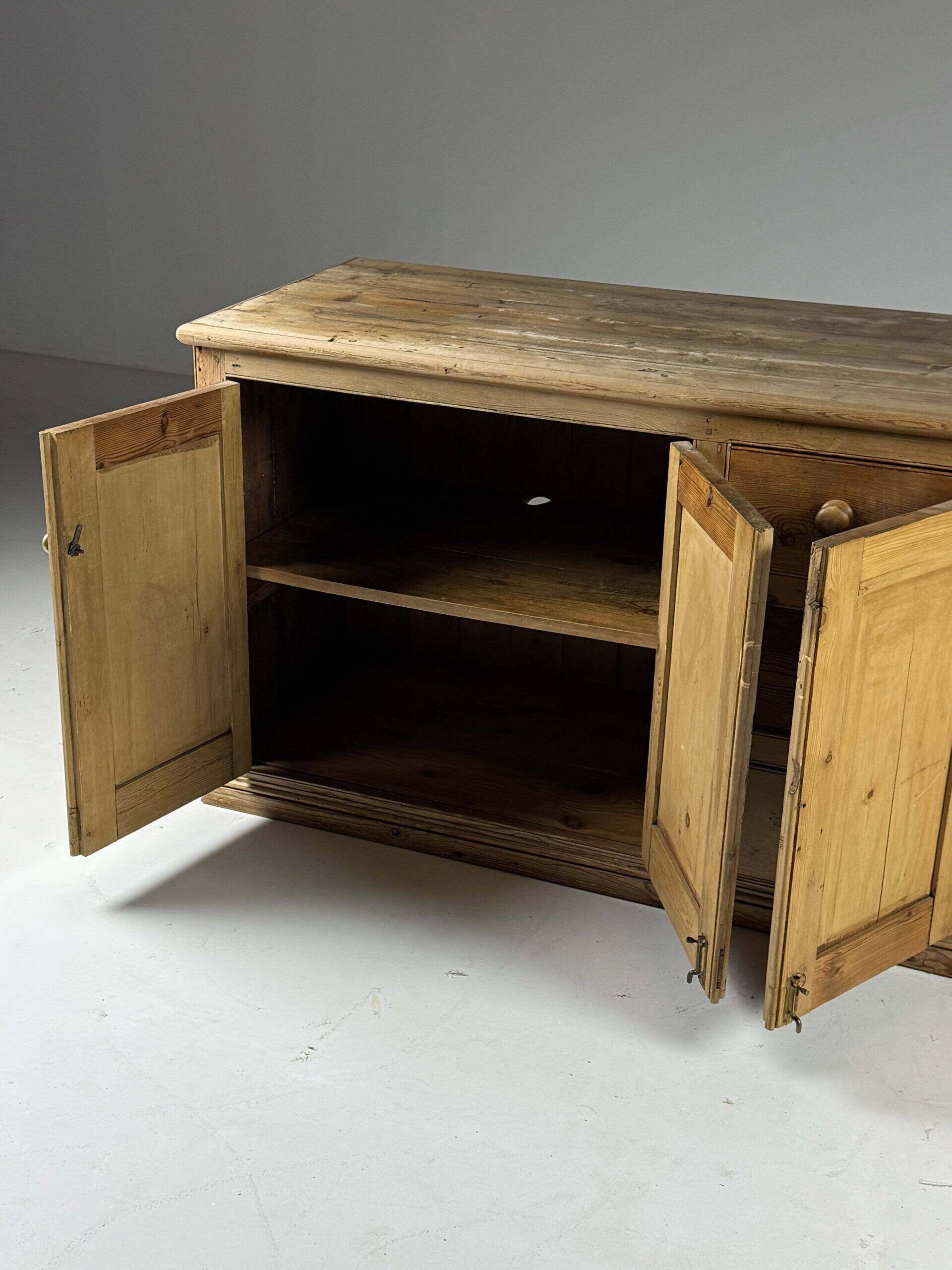 English pine sideboard 19th century
