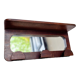 Porte-manteau ancien en bois miroir