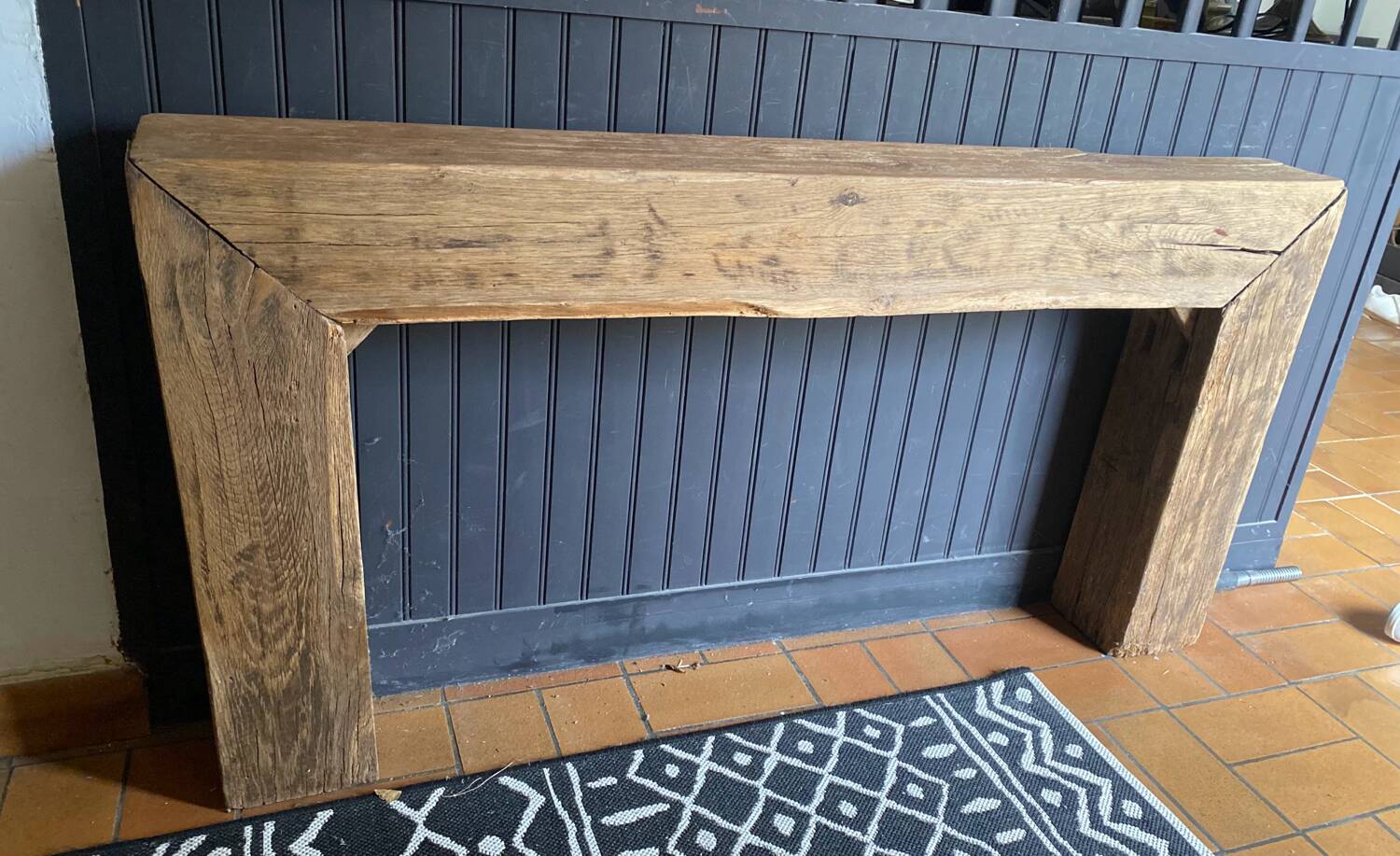 Console chêne massif