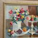 Original Swedish Oil on Canvas – "Flowers and Fruit by Ellis Wallin"