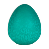 Glass egg lamp 80s