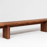 Large wooden bench