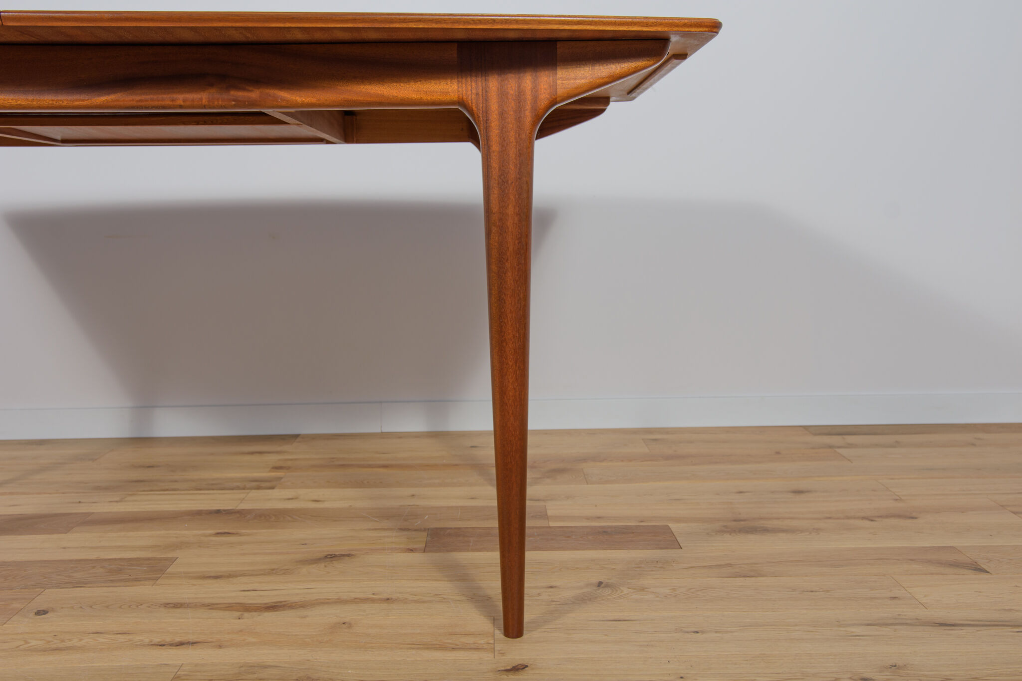 Mid-century teak extendable dining table from mcintosh, 1960s