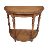 Solid chene console