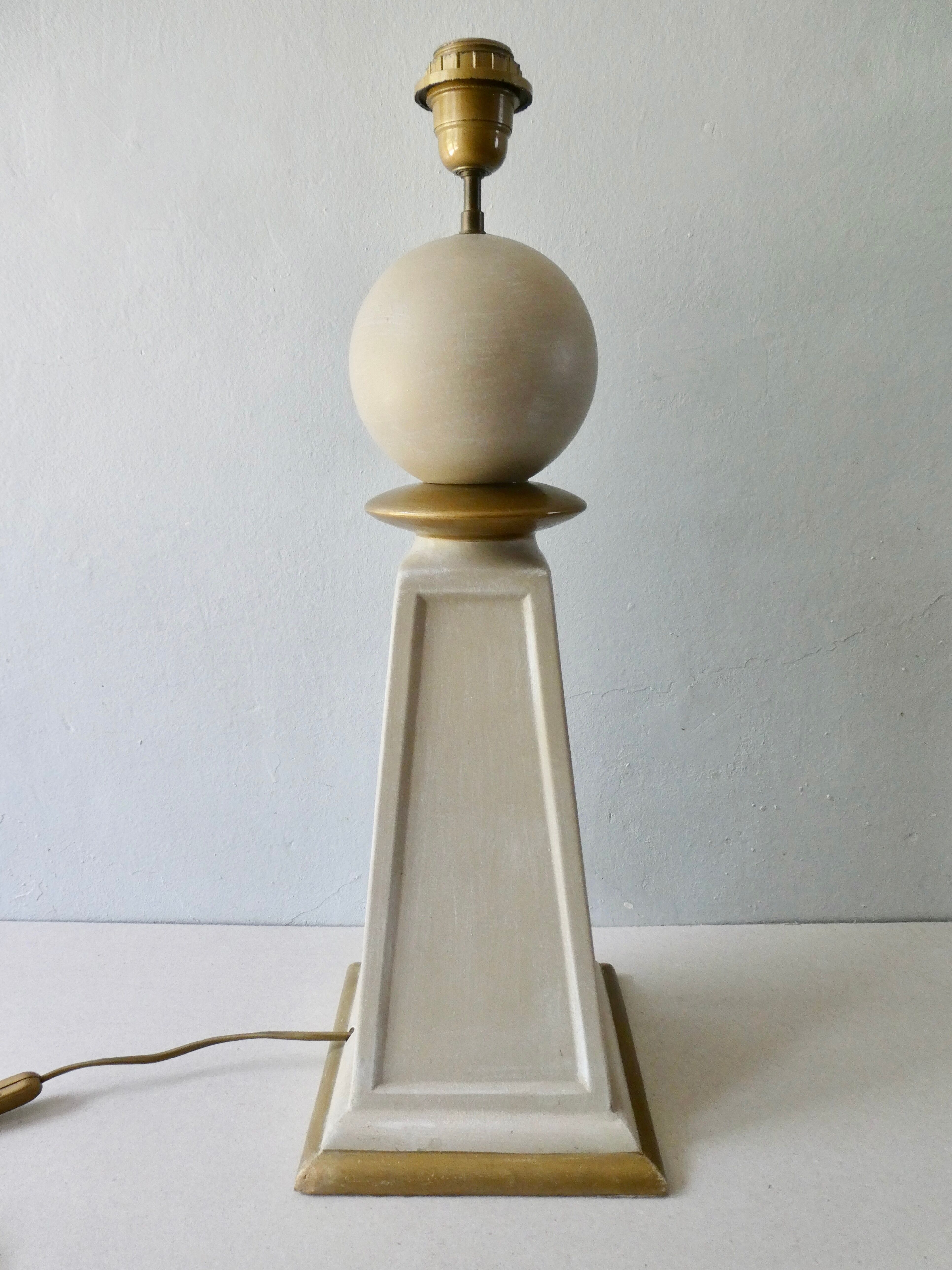 Ceramic lamp Pierre Casenove for Luneville, 80s