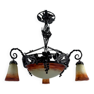 Lustre en fer forgé - 1920