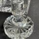 Alcohol decanter in blown and cut crystal Empire style XXth