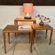 Nest of Tables in Oak Wood, Denmark 1960s, Set of 3