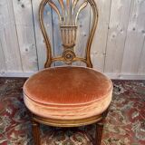 Set of 6 Louis XVI oak “Montgolfière” chairs