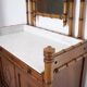 Late 19th century faux bamboo chest of drawers in pine