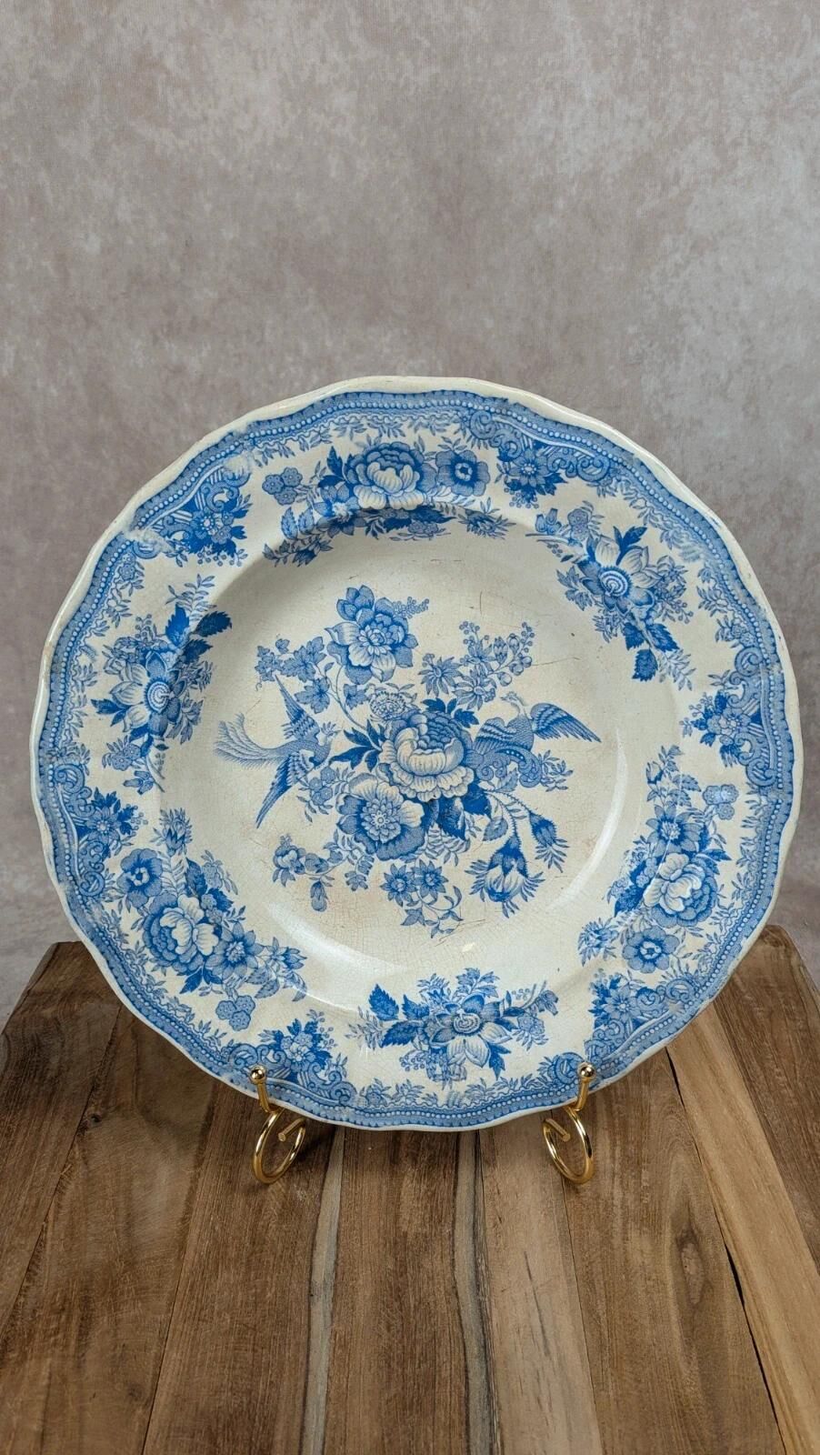 Old English plate – "Asiatic Pheasants" pattern