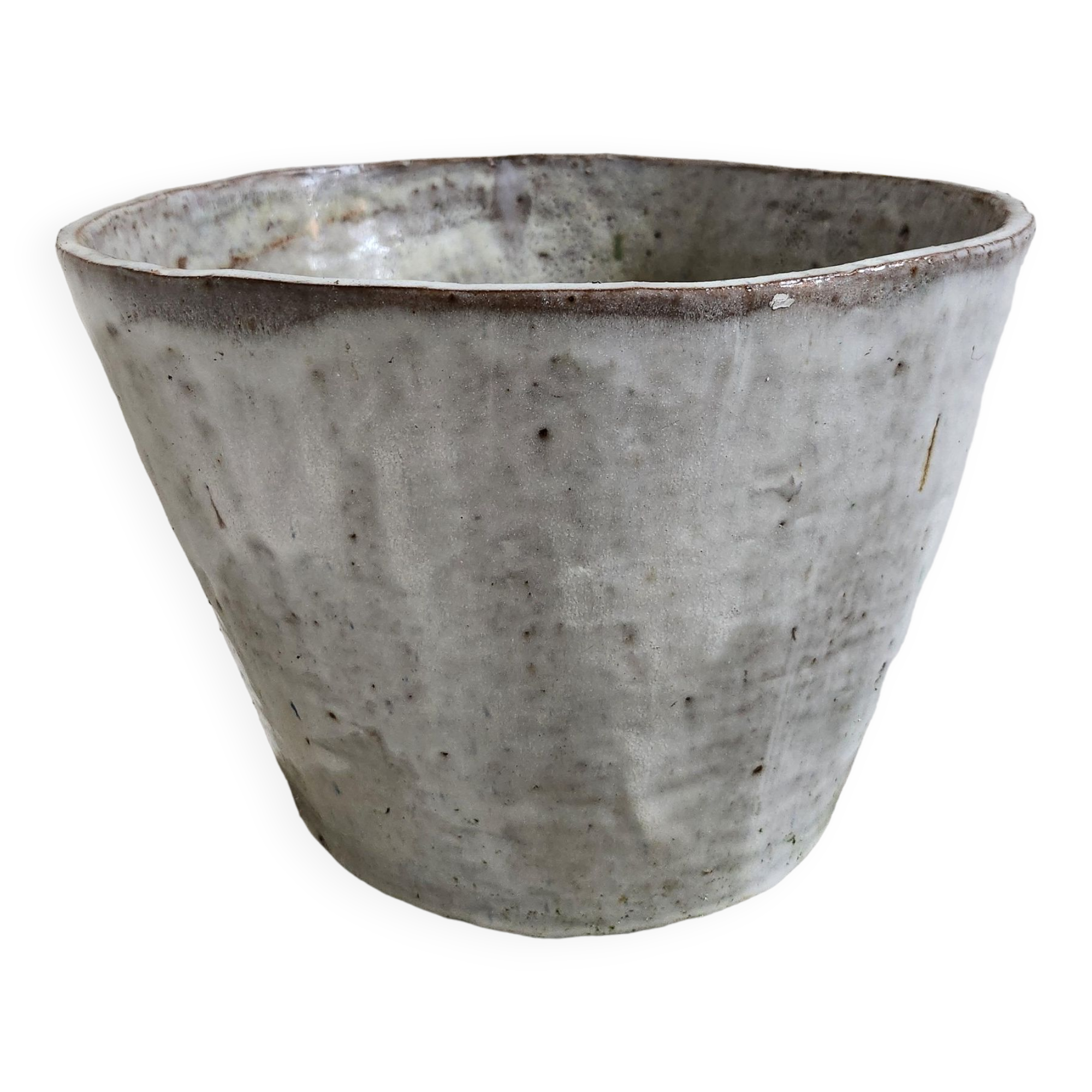 Glazed terracotta vase from the year C. 1970