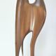 Pair of birds sculptural solid wood design 60s-70s
