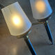 Chic frosted glass wall light