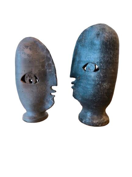 Sculptures Les bisous Loul Combres