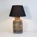 Vintage ceramic lamp and enamel by Kaiser Leuchten, Germany 1969