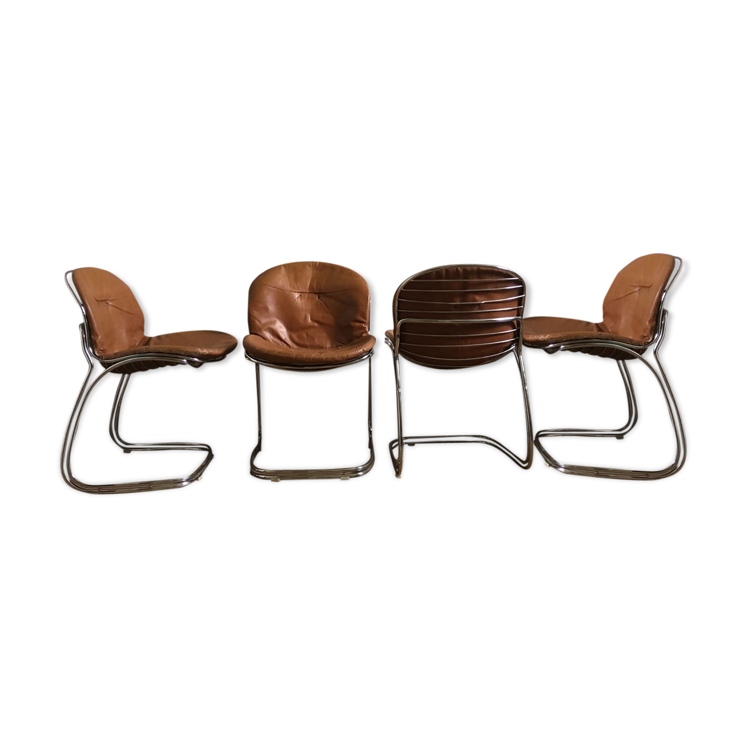 "Sabrina" chairs by Gastone Rinaldi
