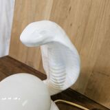 Cobra snake lamp 1970 1980 Avobin Italy